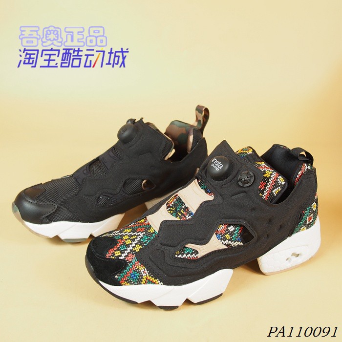 锐步REEBOK PUMP FURY 男女透气增高充气跑步鞋 DV3695 BD3095 运动鞋new 跑步鞋 原图主图