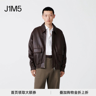 25秋冬 NICHOLSON 大口袋轰炸机皮夹克 STUDIO J1M5买手店