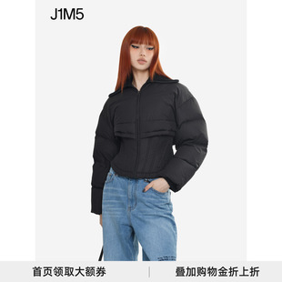 J1M5买手店 YCH 23早秋新品 分层短款羽绒服  设计师品牌