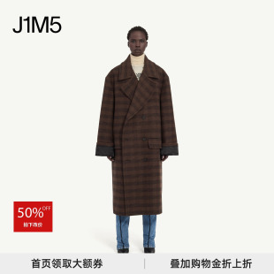 25秋冬 J1M5买手店 Margiela Maison 大翻领廓形长外套 MM6