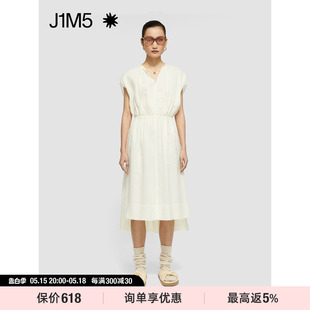 22SS 无袖 JOSEPH J1M5买手店 松紧腰连衣裙百搭极简春夏设计师女