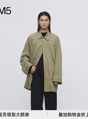 J1M5买手店 CORNER STONE 24秋冬新品 后背弧形设计风衣