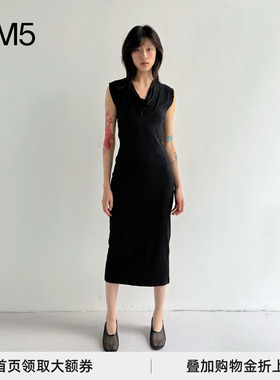 J1M5买手店 RIZ POLI 25春夏 荡领无袖连衣裙 设计师品牌