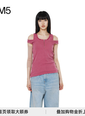 J1M5买手店 MARTINE ROSE 24春夏 双领针织背心 设计师品牌