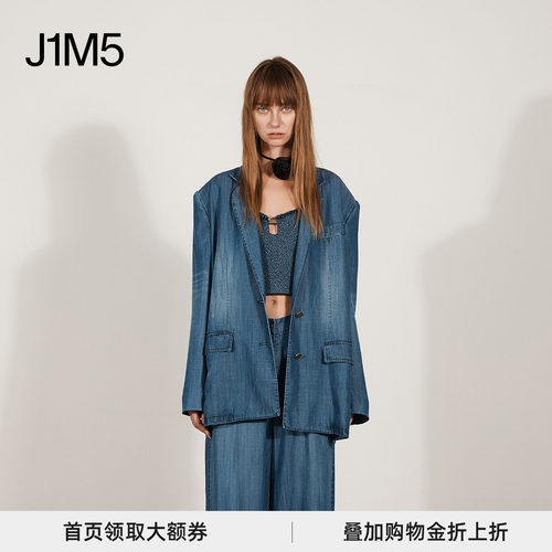 牛仔水洗西装YCH设计师品牌