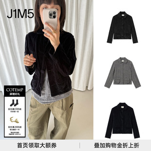 COAT CROPPED 现货宋妍霏同款 COTEMP25秋冬诺维复古超短大衣ROWEN