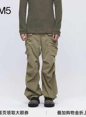 J1M5买手店 CORNER STONE 24秋冬新品 工装褶皱长裤