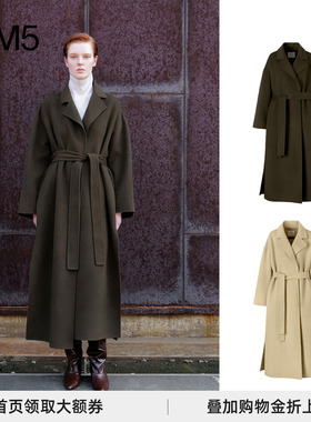 J1M5买手店 ORR 24秋冬新品 羊毛羊绒系带大衣 设计师品牌