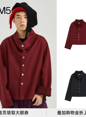 J1M5买手店 PRONOUNCE 25AW 堆叠荡领廓形工装衫 设计师品牌