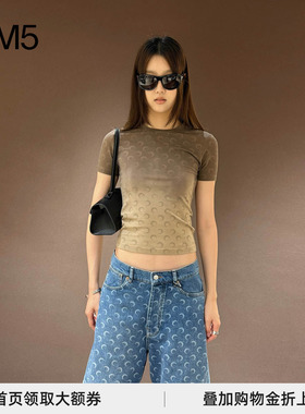 正品授权 MARINE SERRE26春夏 洗水BABY短T 设计师品牌