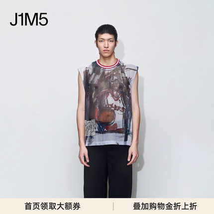 刘宪华刘畊宏同款 NAMESAKE 24春夏 轻薄印花无袖背心 设计师