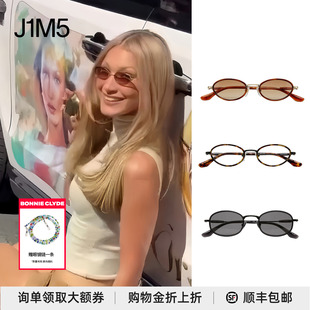 正品 海莉同款    BONNIE CLYDE VOODOO复古玳瑁色太阳眼镜墨镜