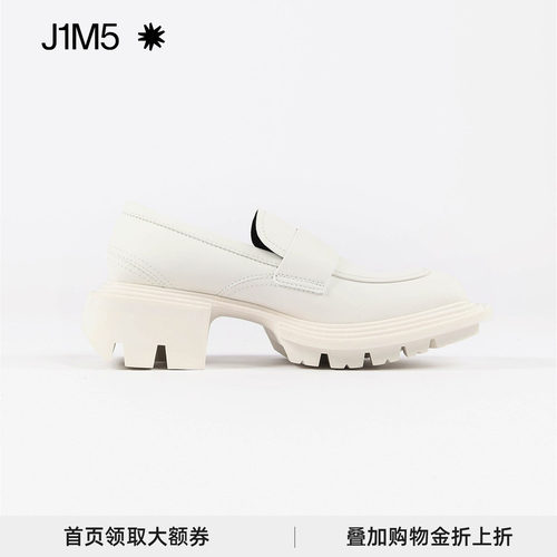 白色方头乐福鞋买手店