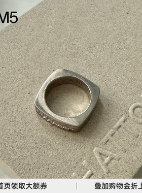 J1M5买手店  HATTON LABS 方形法式戒指 设计师品牌