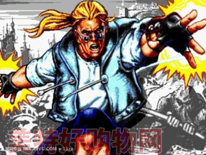 世嘉机游戏卡 16位MD 黑卡 漫画英雄 漫画超人 危险地带作战领域
