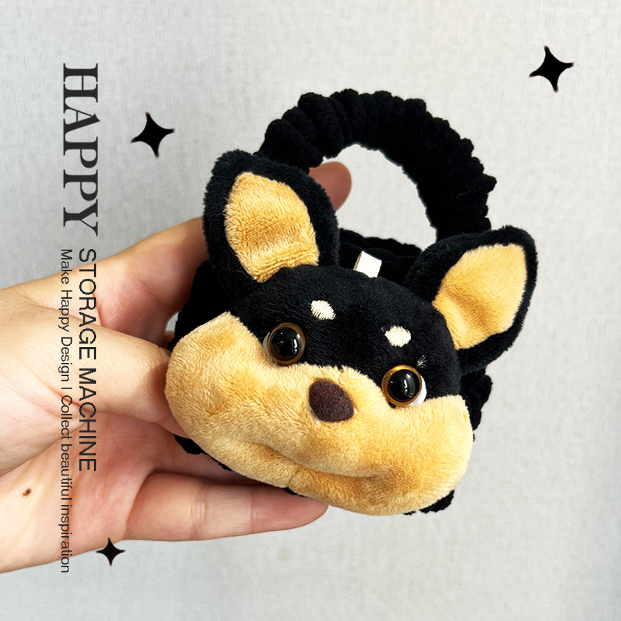 HAPPY蜂蜜狗耳机包毛绒蓝牙耳机保护套适用苹果airpods3小米华为vivo爱国者通用情侣挂件包配饰百搭,3C数码配件,耳机保护套,淘宝优惠券,粉丝福利购,淘宝优惠卷