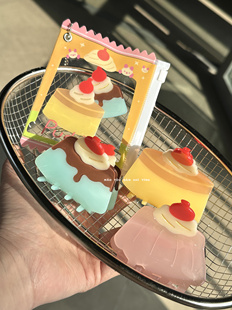 猫头但是鹰原创布丁果冻醋酸发夹鲨鱼抓夹可爱礼物氛围感樱桃趣味