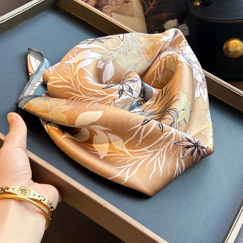 春季韩版100%真丝丝巾