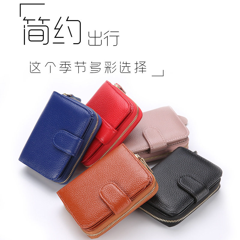 新款真皮驾驶证皮套钱包男短款多功能牛皮信用卡包女式行驶证件包