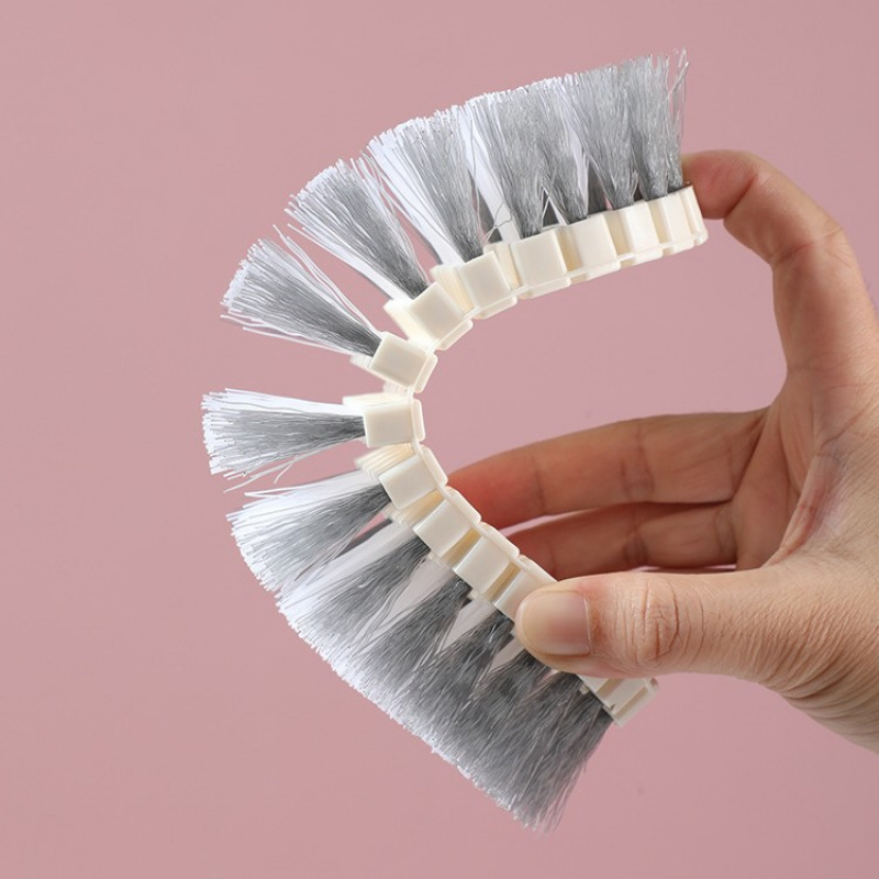 外贸可弯曲刷子浴室瓷砖清洁神器