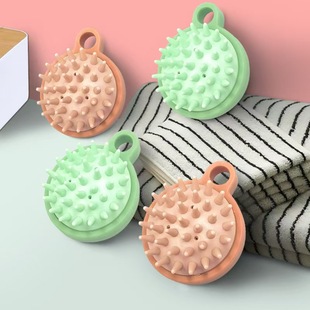 日式洗头按摩梳子 头部洗头刷抓头器 硅胶洗发刷子清洁头皮气垫梳