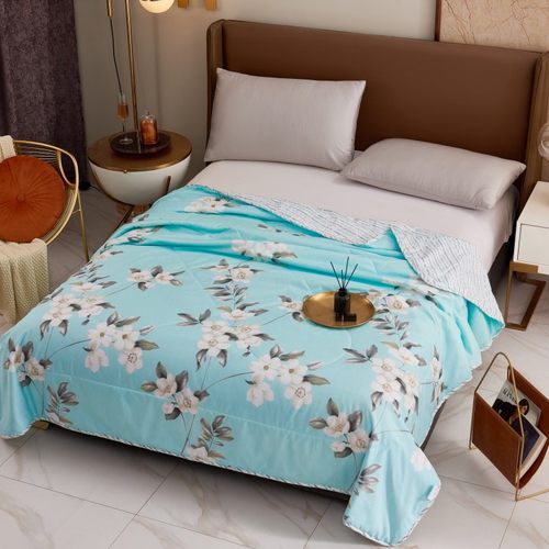 海亿优品清新花语磨毛印花夏被