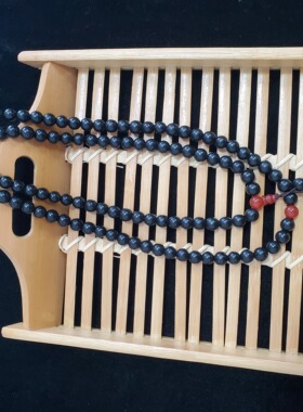 方宗 天然黑砭石108颗佛珠手串念珠手链盘玩手串男女通用