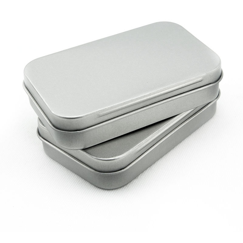 磨砂马口铁盒定制现货方形小礼盒收纳盒包装喜糖盒子小号银色铁盒