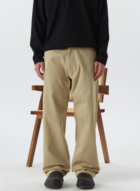 日系长裤宽松锥形奇诺布 Wide Chino Pants 913E休闲宽松裤男