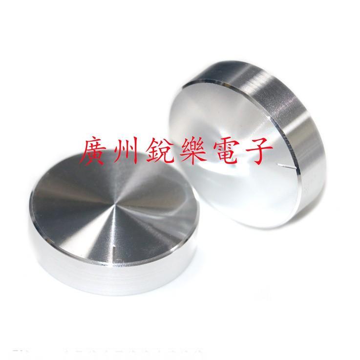 40*10银色半轴电位器光身铝旋钮6mm功放音响面板编码D轴调节帽