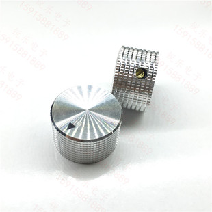 内径6.35mm金属调节旋钮帽 3590电位器调节旋钮网格铝旋钮菠萝纹