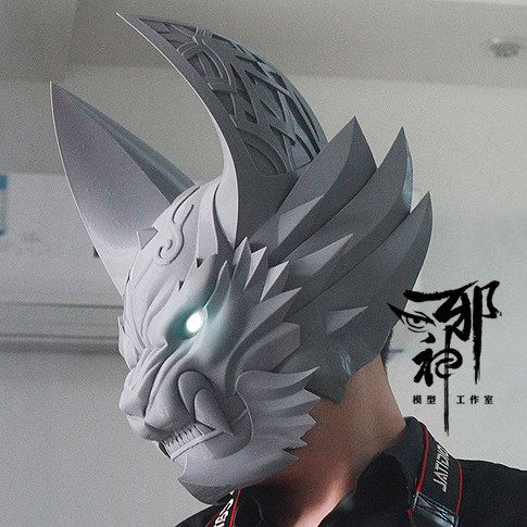 GARO 牙狼骑士 3d打印头盔  黄金骑士牙狼 冴岛钢牙
