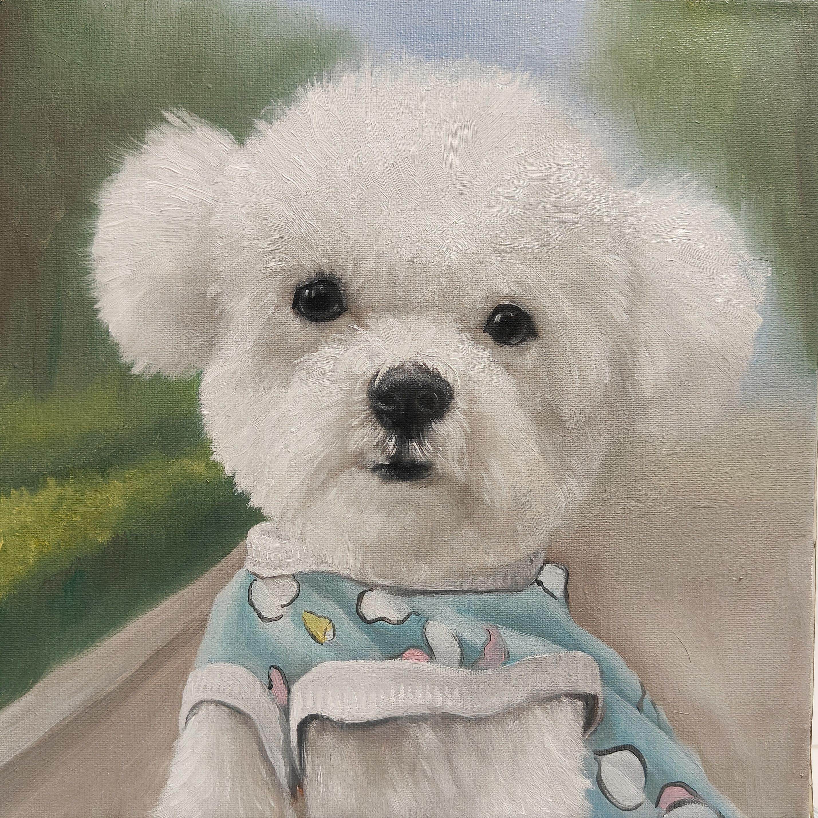 纯手绘宠物猫狗纪念油画来图定制狗狗合照画像猫咪小狗肖像订制,宠物/宠物食品及用品,宠物用品定制周边,淘宝优惠券,粉丝福利购,淘宝优惠卷