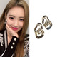 韩剧明星宣美同款 特价 现货YoungWon正品 奢华水晶夸张合金耳环防敏