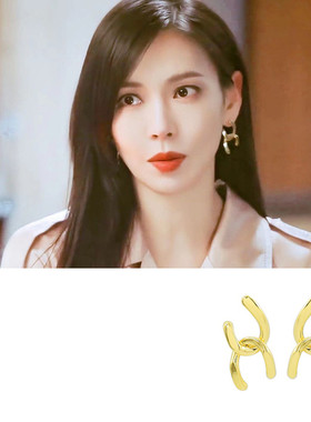 特价现货YoungWon正品明星韩剧顶楼金素妍同款合金耳环防敏防掉色