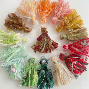 原创辅料节日布置特色手混线流苏手工DIY饰品吊坠穗子挂件文玩1#