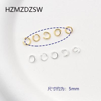 开口圈DIY饰品配件材料5mmDIY手工串珠手机链项链吊坠小圈圈