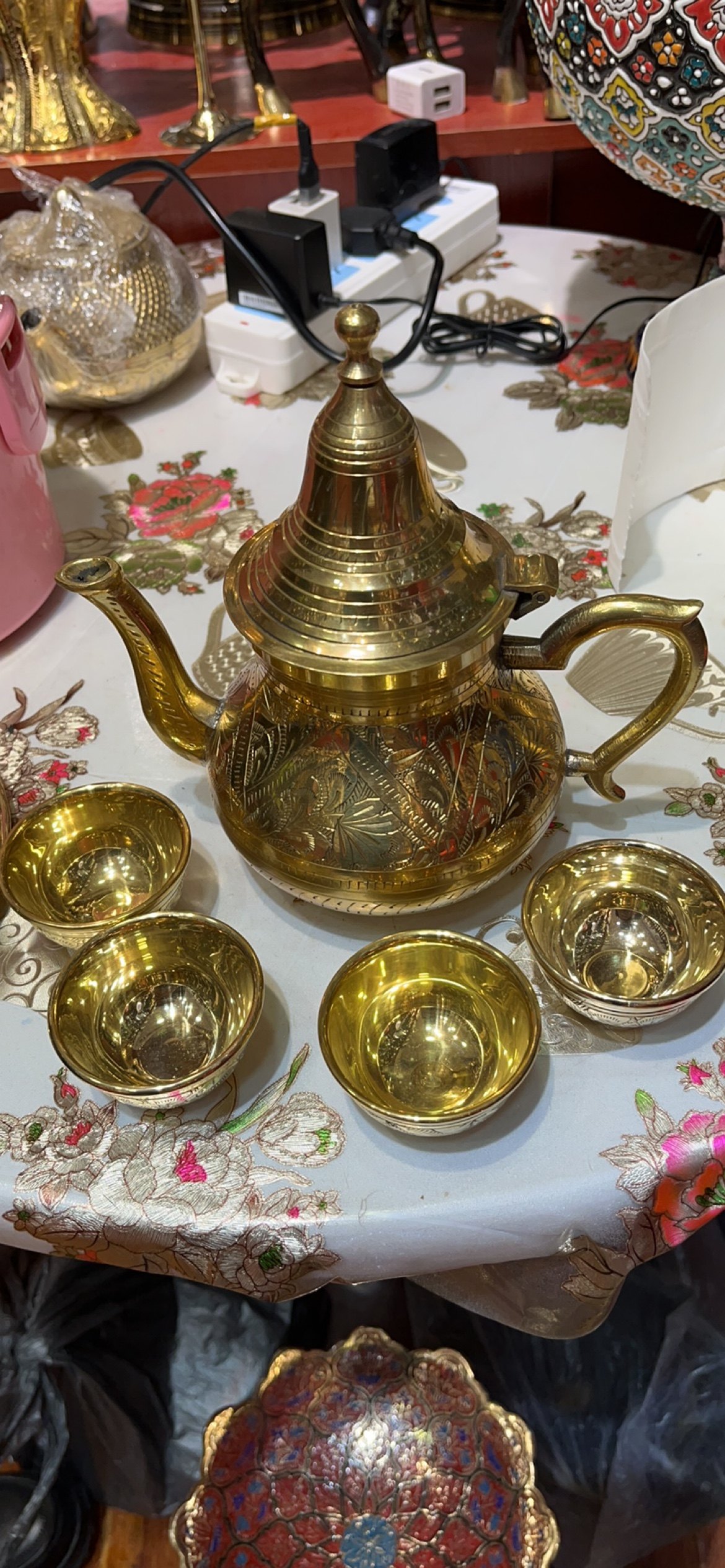 巴基斯坦铜壶铜酒杯