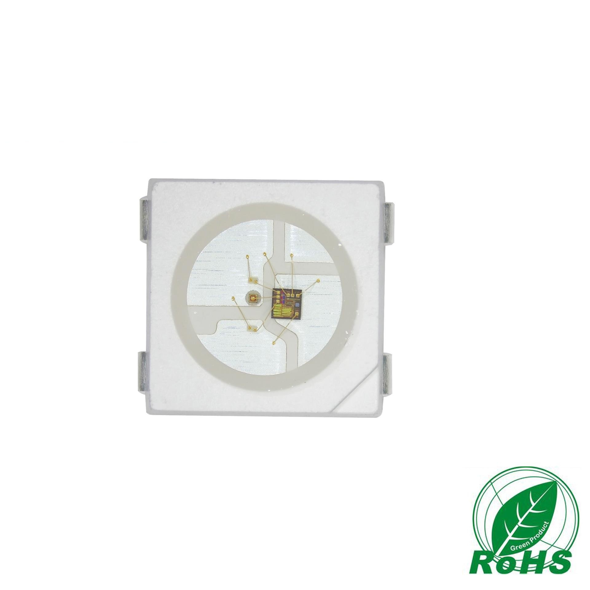5050幻彩灯珠 5050内置ic七彩灯珠  2812led 6812led led幻彩灯珠