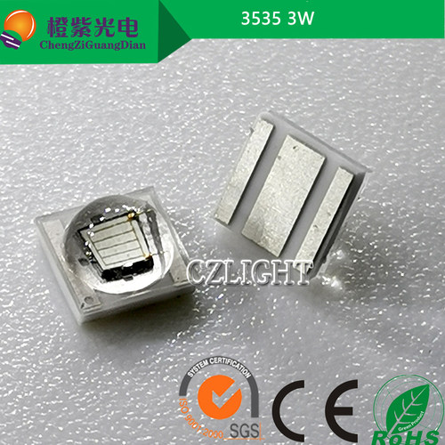3535黄绿光 3w 45mil 565-570nm 普绿色 700mA 2.8-3.0v led灯珠