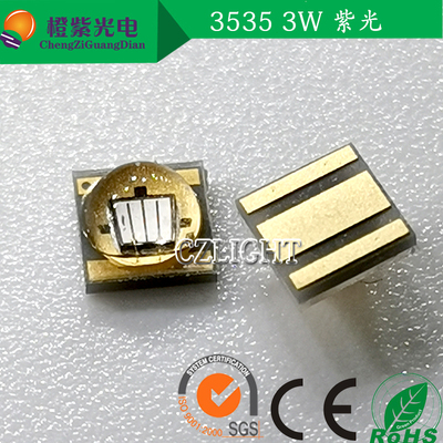 3535 3w 光宏45mil 390-395nm 紫外 uv 500mA 3.4-3.6v led灯珠