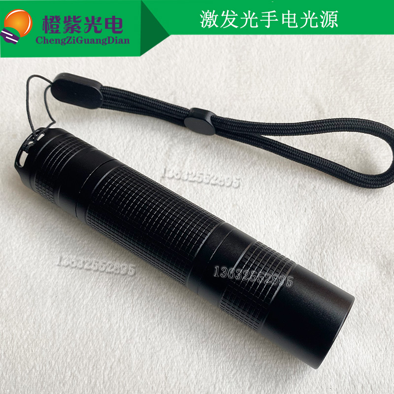 uvc254nm深紫外线手电 防伪油墨 紫外荧光科研实验 UVA 激发 测试