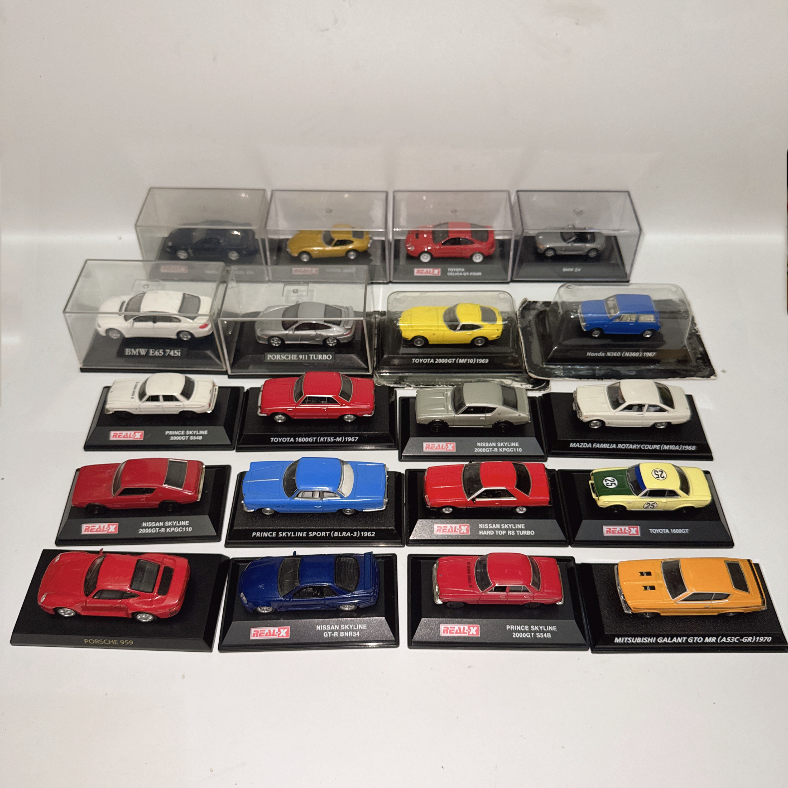 164京商兰博基尼Miura Jota SVR蓝色缪拉传奇经典车模型