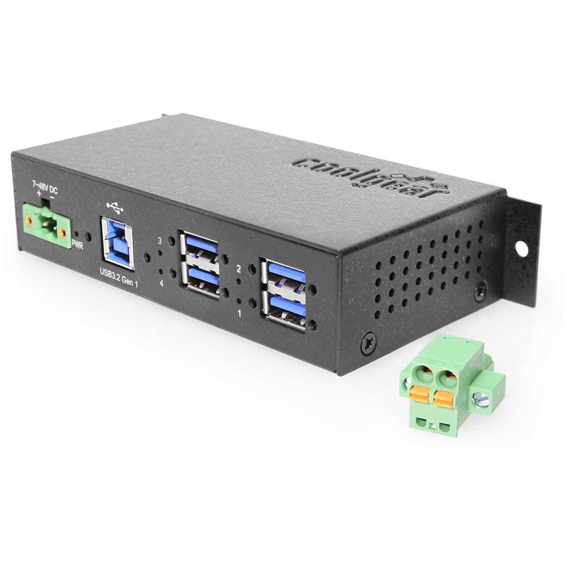 4口工业级USB3.0金属HUB拓展坞