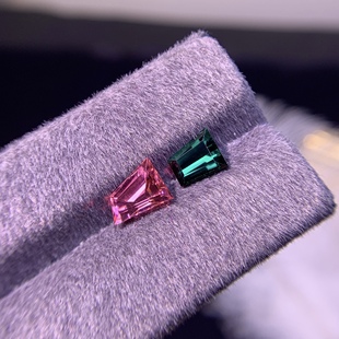 天然糖果色耳钉裸石戒面