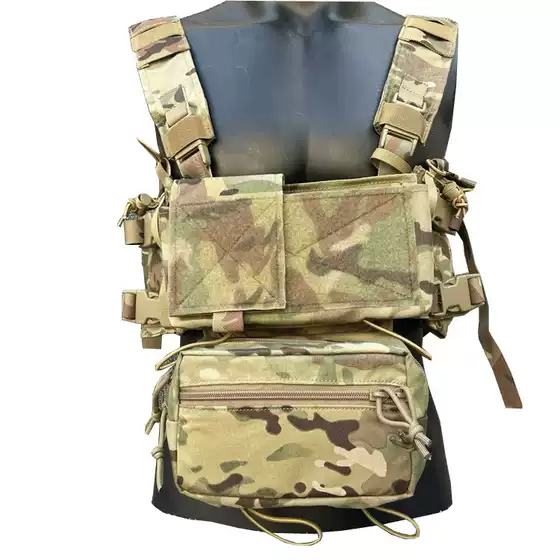 【Tr Tactical Commando】Mk3Mk4Ss Tactical Chest Rig Complete Set Eight-Piece High-End Edition with Bonus Built-In Quad Holster