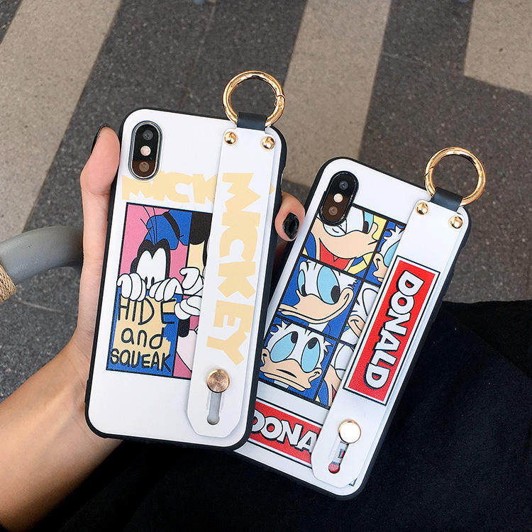 黑莓q5/q10可愛米奇唐老鴨q20/q30支架腕帶Keyone情侶Priv手機殼在類目 3C數碼配件, 手機配件, 手機保護套/殼中 - 來自Buy2taobao.com提供專業的淘寶代購服務