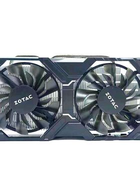 索泰GTX1060毁灭者散热器孔距5.8cm双风扇P106-100显卡散热器风扇