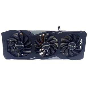 技嘉RX5700 散热器孔距5.4cm5铜管三风扇显卡散热总成 5700XT原装