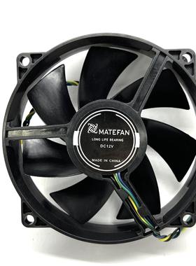 9225圆形CPU风扇12V孔距7.2CM小3P/小4P温控1155X散热775风扇9025